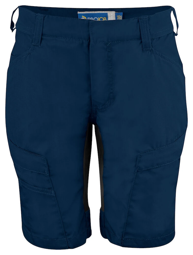 642555-58_navy_Front.jpg Projob 2555 Naisten Stretch Shortsit - Image 1
