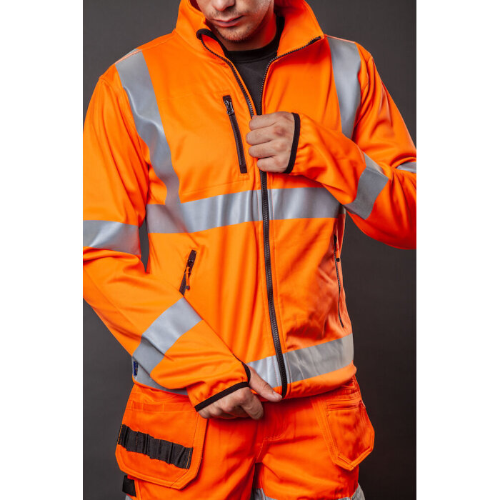 Projob 6105 Kevyt Softshelltakki EN ISO 20471 Luokka 3 - Image 6
