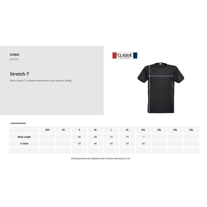 Clique Miesten Stretch T-Paita - Image 3