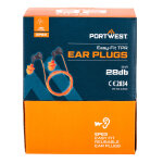 Portwest Easy Fit TRP nauhalliset ja varrelliset korvatulpat (50 paria) - Image 2