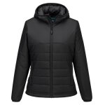 naisten hupullinen Baffle-takki