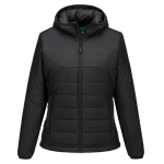 naisten hupullinen Baffle-takki