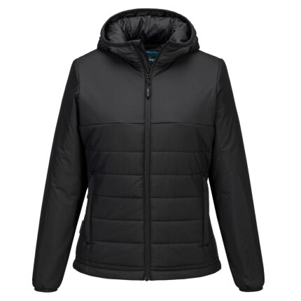 naisten hupullinen Baffle-takki