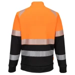 Portwest DX4 Hi-Vis vetoketjullinen Funnel Neck- collaripusero (Luokka 1) DX490 - Image 2