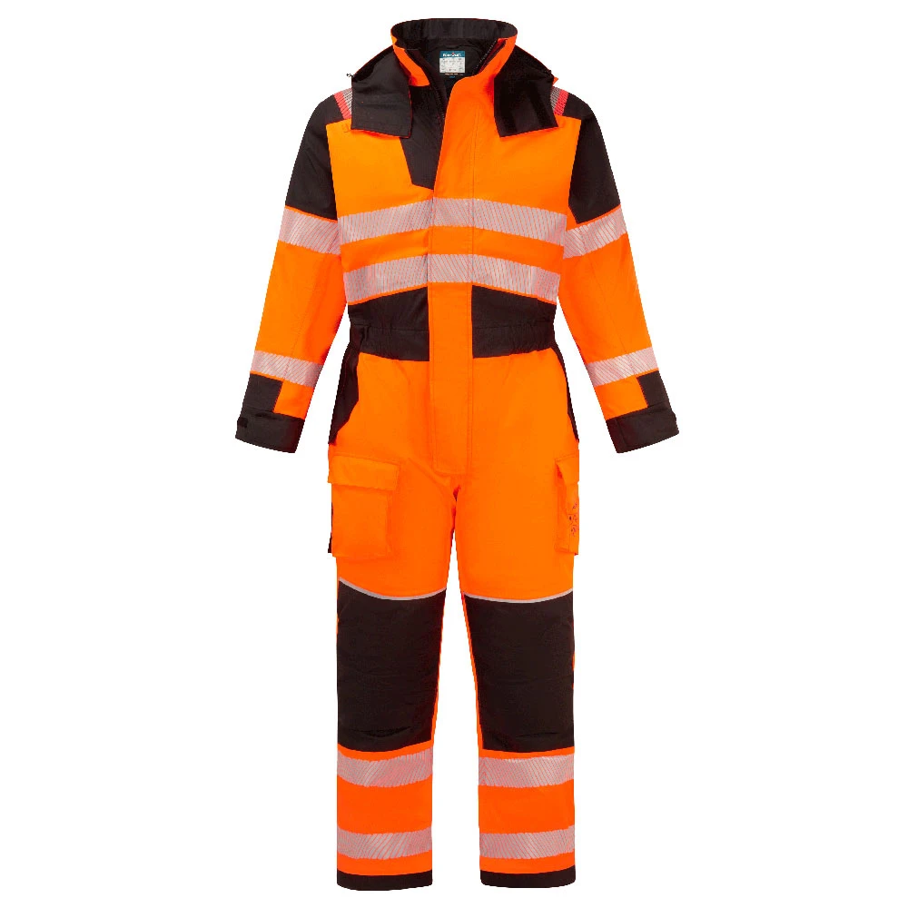 FR516OBR.jpg Portwest PW3 Modaflame Rain+ Hi-Vis Multi-Norm FR talvihaalari FR516 - Image 1