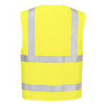 Portwest Bizflame Hi-Vis FR vetoketjullinen palosuojattu liivi FR615 - Image 2