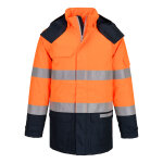 Portwest Bizflame Rain+ Hi-Vis Multi-Normi Kontrasti FR vuorellinen talvitakki FR617