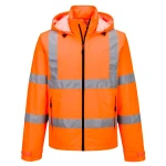 Portwest Hi-Vis kevyt pieneen tilaan pakattava takki S164