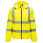 Portwest Hi-Vis kevyt pieneen tilaan pakattava takki S164 - Image 3