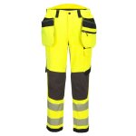Portwest EV4 Hi-Vis Stretch-housut irrotettavilla riipputaskuilla (Luokka 2) EV448 - Image 3