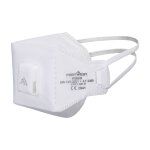 Portwest EAGLE PRO FFP3 venttiilillä varustettu Dolomite taittuva litteä hengityssuojain (Pk10) P393
